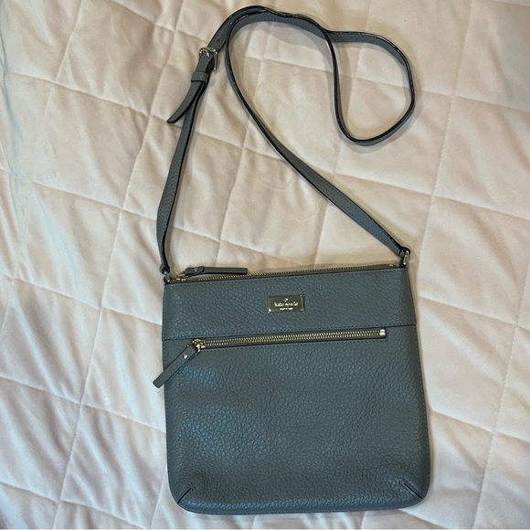 kate spade Handbags - Kate Spade Laurel Way Rima Crossbody Bag – Pebbled Leather – Grey